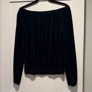 Bailey 44 Elegant off the shoulder velvet top